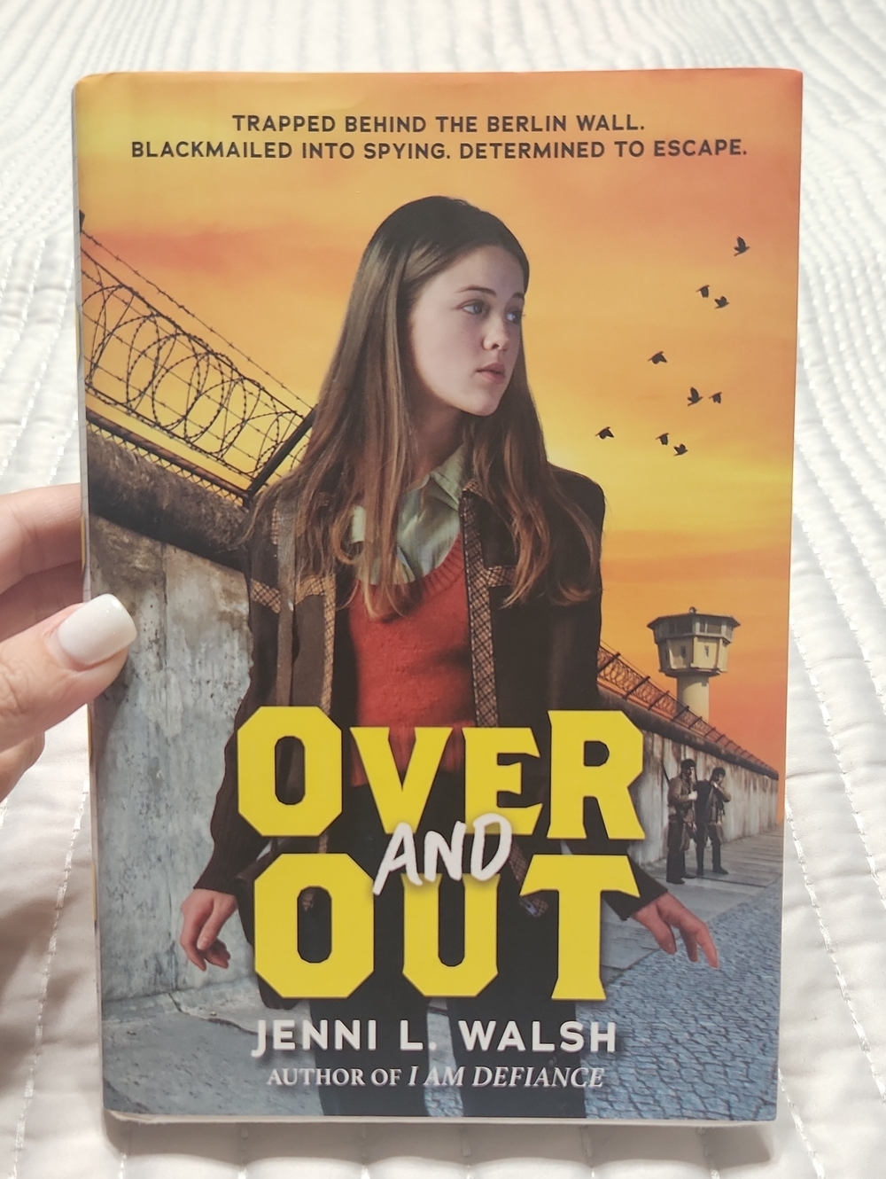 Over and Out by Jenni L. Walsh - Yellow & Orange Cover Paperback